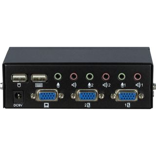 Inter-Tech AS-21UA 2-fach VGA-KVM-Switch