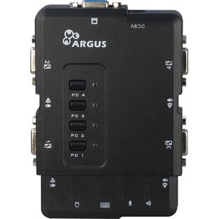 Inter-Tech KVM-CS-41UA 4-fach VGA-KVM-Switch