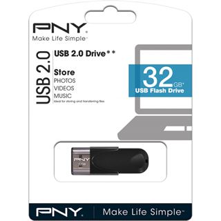 32 GB PNY Attache 4 schwarz USB 2.0