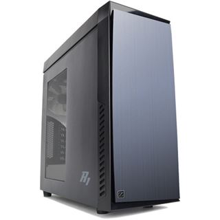 Zalman R1 mit Sichtfenster Midi Tower ohne Netzteil schwarz