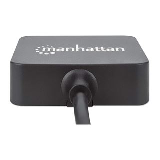 Manhattan USB-HUB 4-Port USB 3.0 schwarz