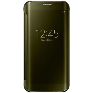 Samsung Clear View Cover G925F Galaxy S6 edge gold