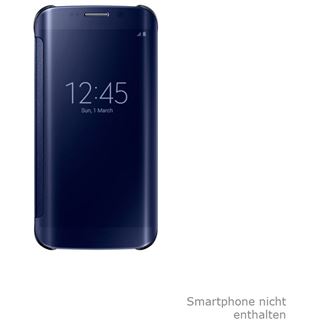 Samsung Clear View Cover für Galaxy S6 Edge schwarz