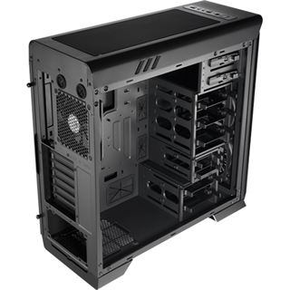 AeroCool 1000 Black Edition mit Sichtfenster Midi Tower ohne Netzteil