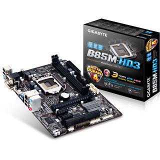 Gigabyte GA-B85M-HD3 R4 Intel B85 So.1150 Dual Channel DDR3 mATX