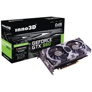 4GB Inno3D GeForce GTX 960 OC Aktiv PCIe 3.0 x16 (Retail)
