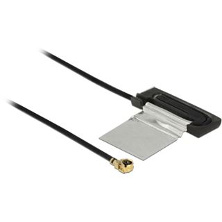 Delock WLAN Antenne Doppel 5dBi - MHF Stecker Für 2,4GHz & 5GHz