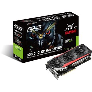 6GB Asus GeForce GTX 980 Ti Strix OC Aktiv PCIe 3.0 x16 (Retail)