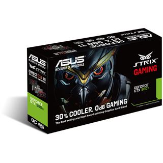 6GB Asus GeForce GTX 980 Ti Strix OC Aktiv PCIe 3.0 x16 (Retail)