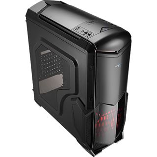 AeroCool BattleHawk mit Sichtfenster Midi Tower ohne Netzteil schwarz