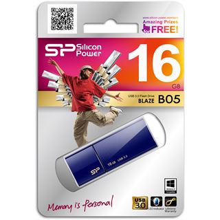 16 GB Silicon Power Blaze B05 blau USB 3.0