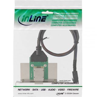 InLine SAS HD Slotblech PCI + 50p Centr., mit Kabel, ext. SFF-8088