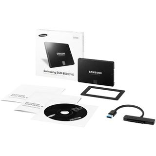 120GB Samsung 850 Evo Starter Kit 2.5" (6.4cm) SATA 6Gb/s TLC