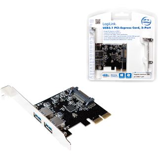 Logilink PCI-Express Card 2x USB 3.1 (Typ A) Buchse