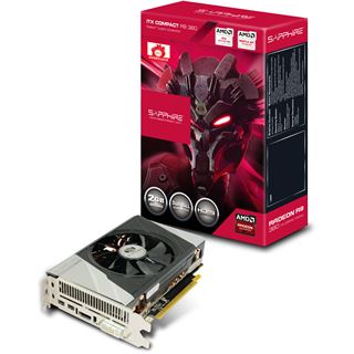 2GB Sapphire Radeon R9 380 ITX Compact Aktiv PCIe 3.0 x16 (Lite