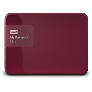 WD My Passport Ultra WDBGPU0010BBY-EESN 2.5" (6.4cm) USB 3.0 rot