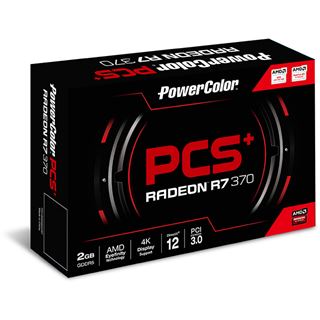 2GB PowerColor Radeon R7 370 PCS+ Aktiv PCIe 3.0 x16 (Retail)