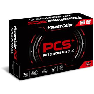 8GB PowerColor Radeon R9 390 PCS+ Aktiv PCIe 3.0 x16