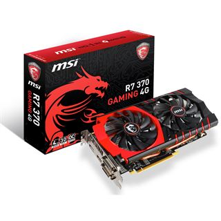 4GB MSI Radeon R7 370 Gaming 4G Aktiv PCIe 3.0 x16 (Retail)