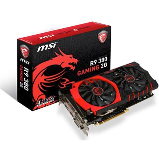 2GB MSI Radeon R9 380 Gaming 2G Aktiv PCIe 3.0 x16 (Retail)