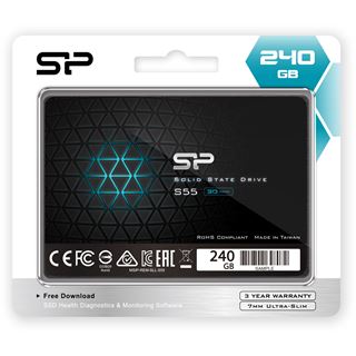 240GB Silicon Power Slim S55 2.5" (6.4cm) SATA 6Gb/s