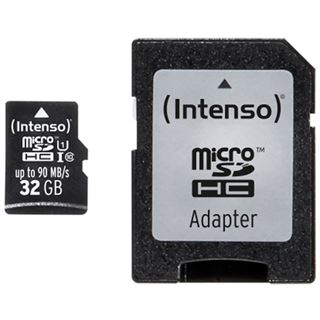 32 GB Intenso Professional Performance microSDHC Class 10 U1 Retail