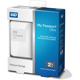 2TB WD My Passport Ultra WDBBKD0020BWT-EESN 2.5" (6.4cm) USB 3.0