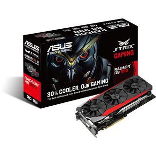 8GB Asus Radeon R9 390 Strix Gaming Direct CU III OC Aktiv PCIe 3.0