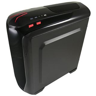 LC-Power 976B Dark Trooper mit Sichtfenster Midi Tower ohne Netzteil