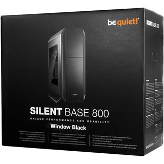 be quiet! Silent Base 800 gedämmt mit Sichtfenster Midi Tower