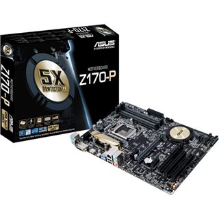 Asus Z170-P Intel Z170 So.1151 Dual Channel DDR4 ATX Retail
