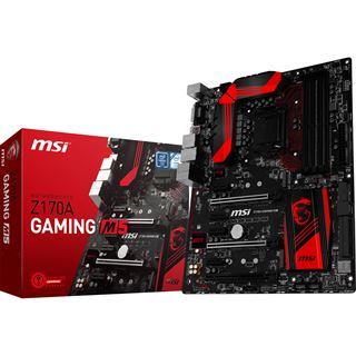 MSI Z170A Gaming M5 Intel Z170 So.1151 Dual Channel DDR4 ATX Retail