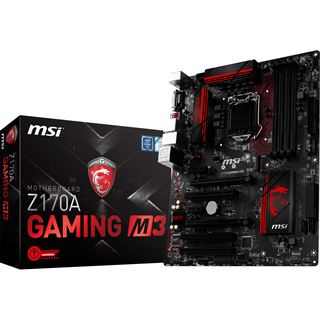 MSI Z170A Gaming M3 Intel Z170 So.1151 Dual Channel DDR4 ATX Retail