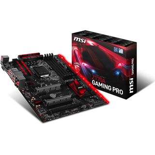 MSI Z170A GAMING Pro Intel Z170 So.1151 Dual Channel DDR4 ATX Retail