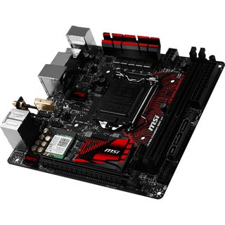 MSI Z170I GAMING PRO AC Intel Z170 So.1151 Dual Channel DDR4 Mini-ITX