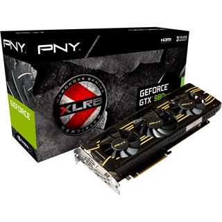 6GB PNY GeForce GTX 980 Ti XLR8 OC Aktiv PCIe 3.0 x16 (Retail)