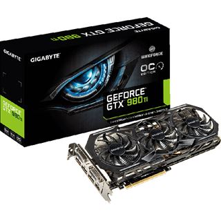 6GB Gigabyte GeForce GTX 980 Ti Windforce 3x Gaming Aktiv PCIe 3.0