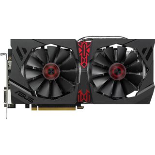 4GB Asus Radeon R9 380 Strix Gaming Direct CU II OC Aktiv PCIe 3.0