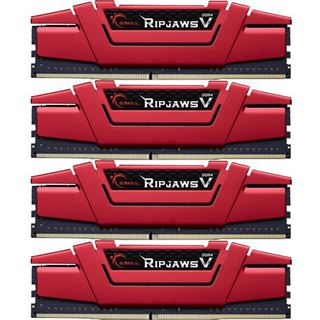 32GB G.Skill RipJaws V rot DDR4-2800 DIMM CL15 Quad Kit