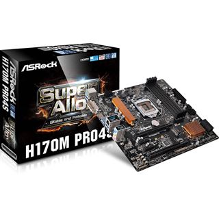 ASRock H170M Pro4S Intel H170 So.1151 Dual Channel DDR4 mATX Retail