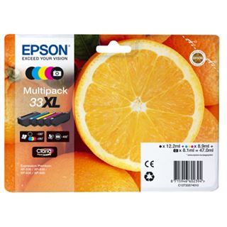 Epson Tinte Multipack 33XL C13T33574010 schwarz, cyan, magenta, gelb