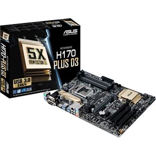 Asus H170-PLUS D3 Intel H170 So.1151 Dual Channel DDR3 ATX Retail