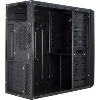 Inter-Tech Starter Case 4 USB 3.0 Midi Tower ohne Netzteil schwarz