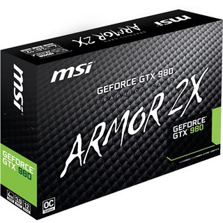 4GB MSI GeForce GTX 980 Aktiv PCIe 3.0 x16 (Retail)