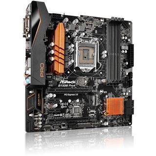 ASRock B150M Pro4 Intel B150 So.1151 Dual Channel DDR4 mATX Retail