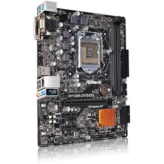 ASRock H110M-DVS/D3 Intel H110 So.1151 Dual Channel DDR3 mATX Retail