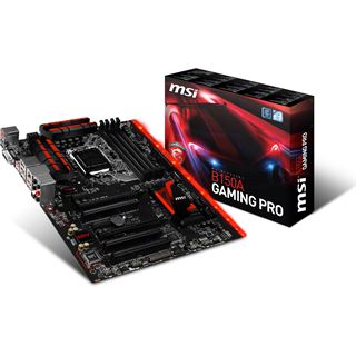 MSI B150A GAMING PRO Intel B150 So.1151 Dual Channel DDR4 ATX Retail