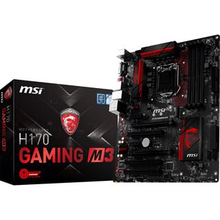 MSI H170 GAMING M3 Intel H170 So.1151 Dual Channel DDR4 ATX Retail