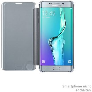 Samsung Clear View Cover Galaxy S6 Edge Plus silber