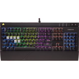 Corsair STRAFE RGB CHERRY MX Brown USB Deutsch schwarz (kabelgebunden)